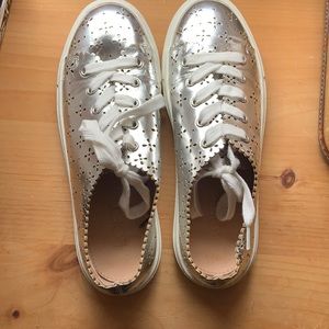 Loft silver sneakers